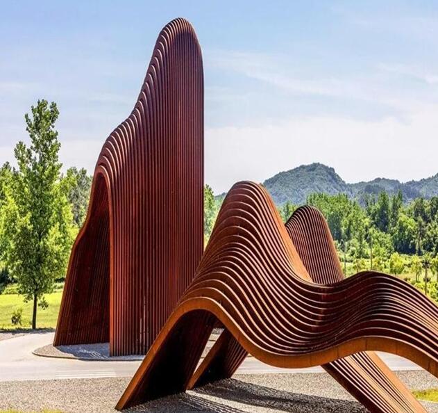 惠阳锈钢板造型