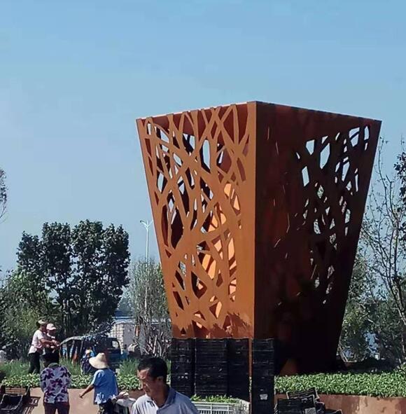 惠阳耐候钢板雕塑