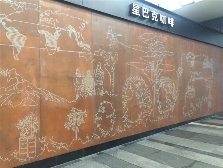 惠阳耐候钢幕墙